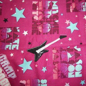 Camp Rock Cotton Fabric by the‎ Yard   (1Yard - 36" X 44" Pre-Cut)